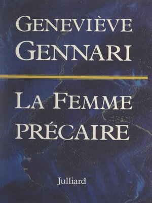 cover image of La femme précaire